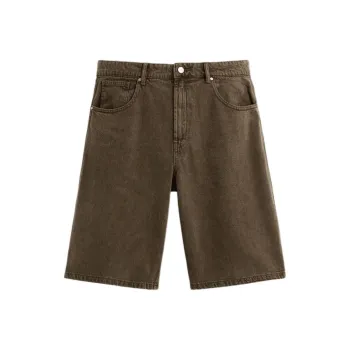 ZARA Denim Shorts Men Brown