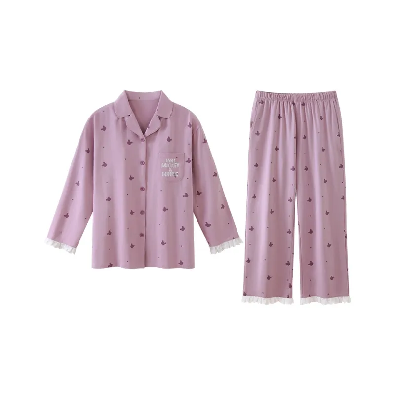 JINGYUN x Disney Pajama Set Women's Light Daylily Purple-0