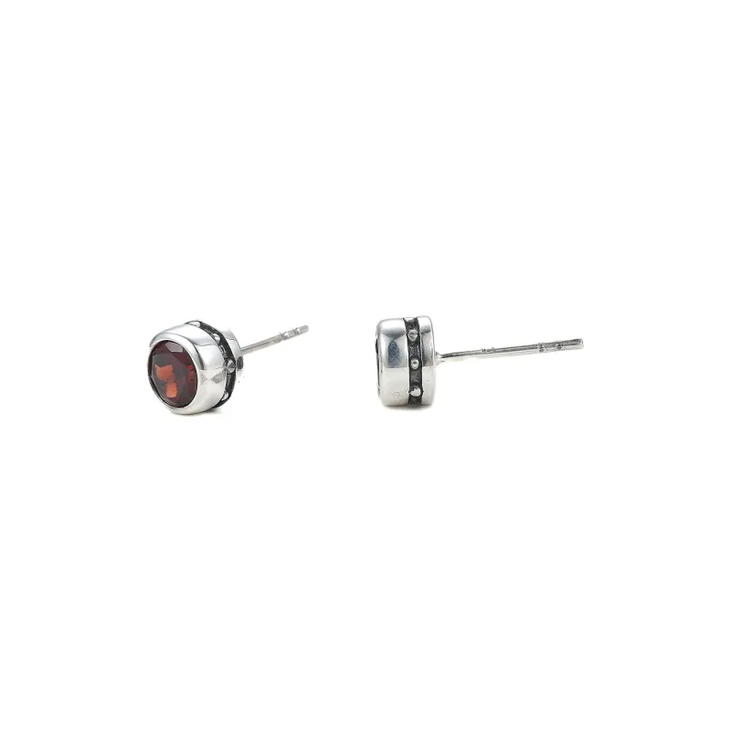 Ruibeila 925 Sterling Silver Stud Earrings Trendy Men's-3