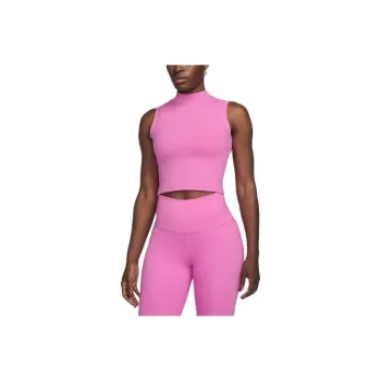 Nike One Fitted Women's Dri FIT Mock Neck Cropped Tank Top
