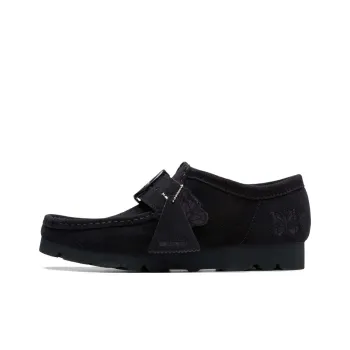 Clarks Originals Wallabee Strap Needles Black