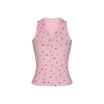 SKIMS Valentine's Day Collection Tank Tops Women's CHERRY BLOSSOM PRINT/Cherry Blossom Color