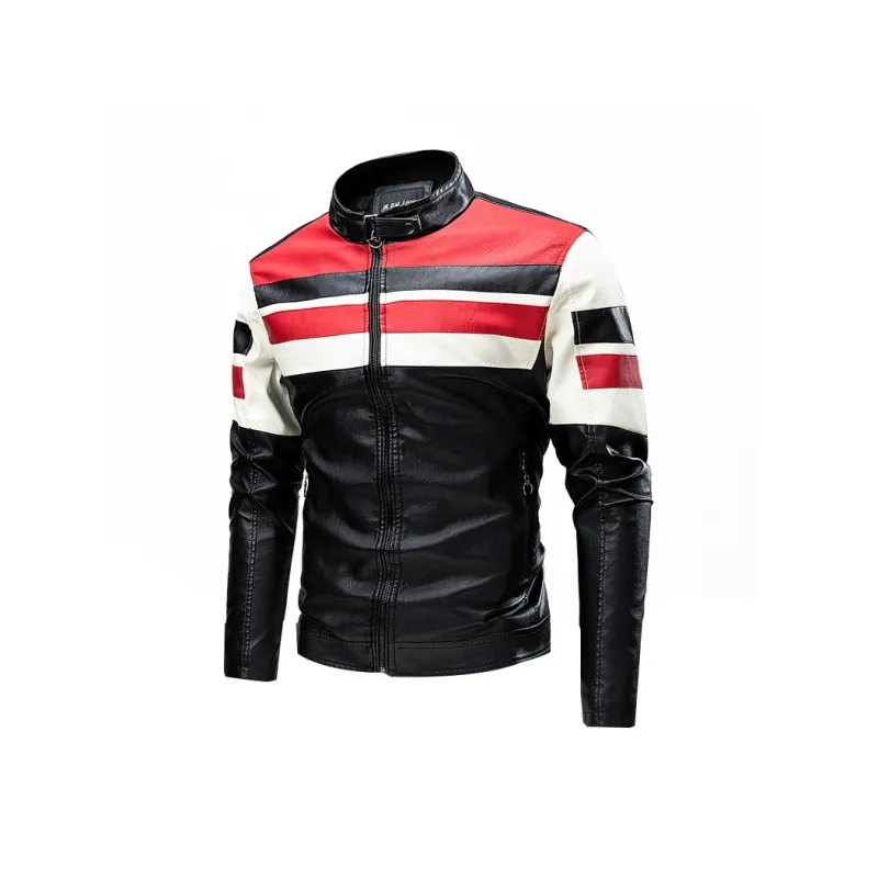 Keep It Light Biker Jacket PU Leather Unisex Commute Motorcycle Touring Off-Road Racing Abrasion-Resistant-2