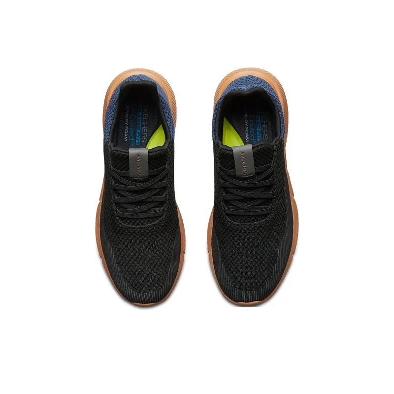 Skechers Ingram Blue/Black/Brown-3