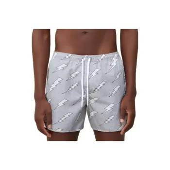 Neil Barrett SS24 Swimming Shorts Men's Light Gray