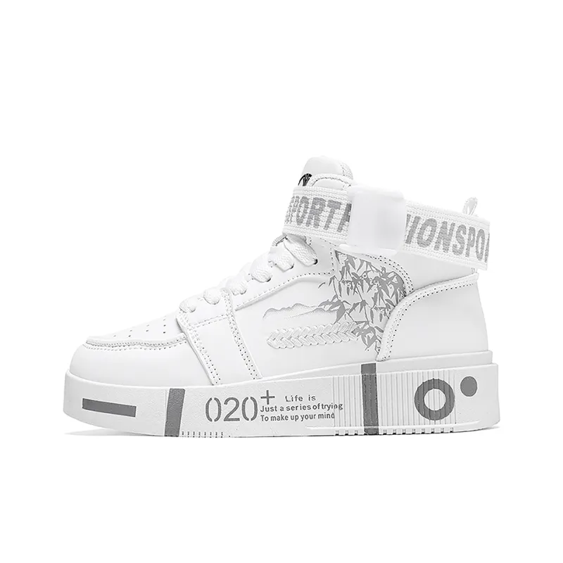 Yi Jiabao Slip Resistant Cushioning And Breathable High Top Skateboard Shoes Men's-5