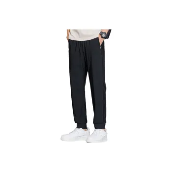 AMANDA BY Casual Pants Summer Men's Black