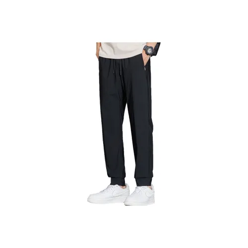 AMANDA BY Casual Pants Summer Men's Black