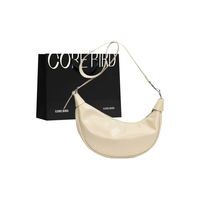 CORE BIRD PU Crossbody Bag, Shoulder Bag Women's Black/Yellow/White/Silver-1