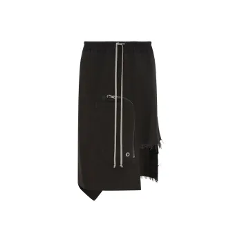 RICK OWENS/RO Skirt Men's Black