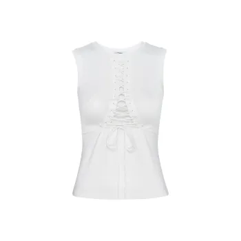 Miaou ZORA TANK Tank Tops Women's White