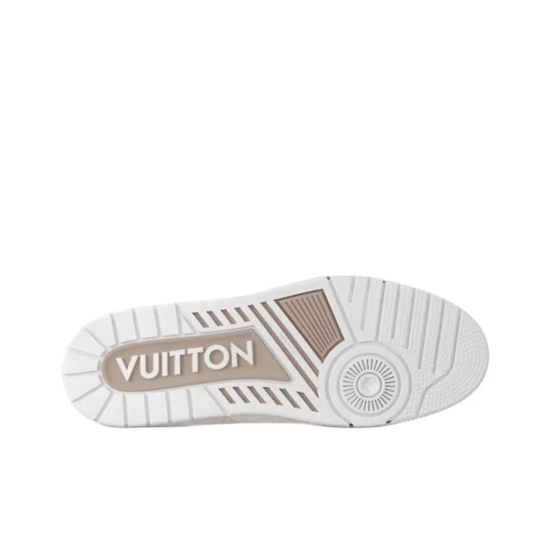 LOUIS VUITTON Low Top Skateboard Shoes Unisex Ecru-5