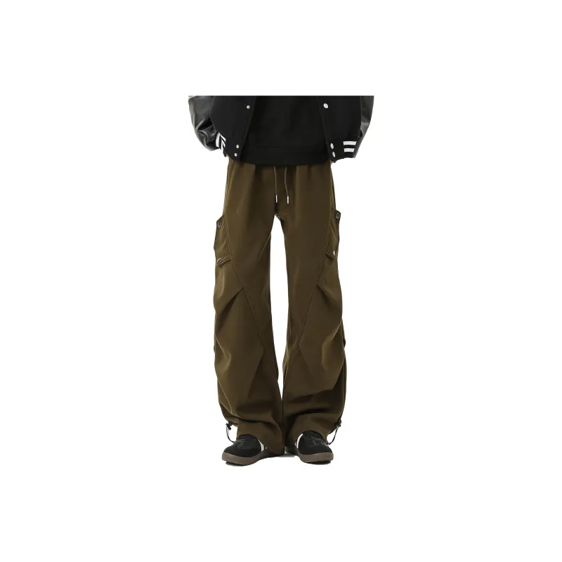 NOAHGIGI Casual Pants Unisex Khaki-11