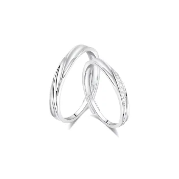 Zocai S999 Fine Silver Rings Unisex