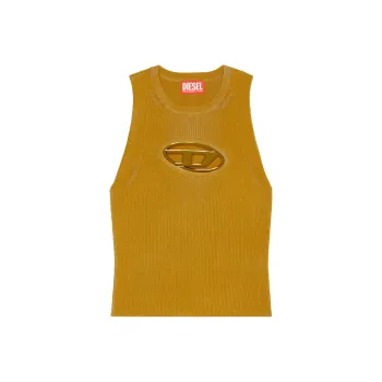 DIESEL Tank Tops Women's Yellow
