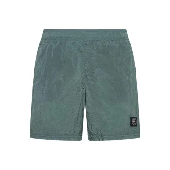 STONE ISLAND Casual Shorts Men's Green
