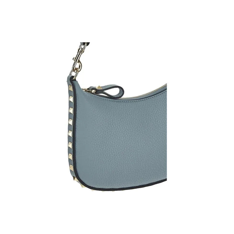 Valentino Garavani Rockstud Zip Up Shoulder Bag-3