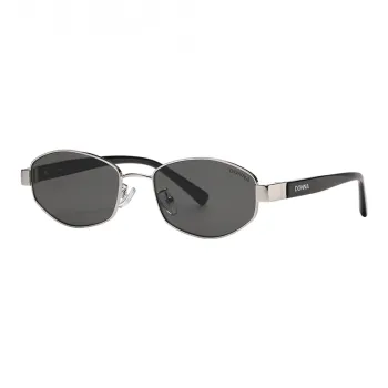 Do Na Alloy Oval Sunglasses Unisex