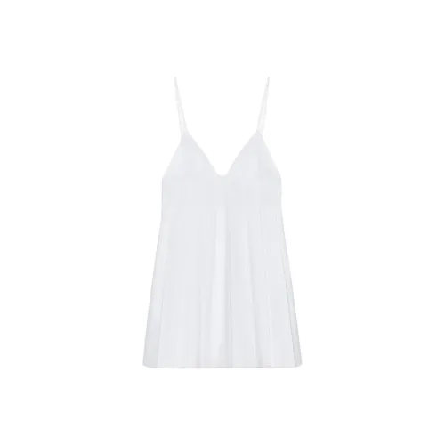 ZARA Slip Dresses Women's White