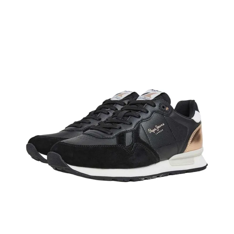 Pepe Jeans Brit Sun Low Top Casual Shoes Women's Black-1
