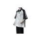White with Black Collar