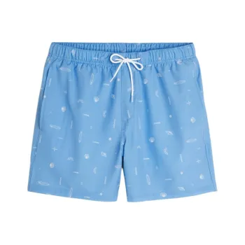 Hollister Swimming Shorts Men's Light Blue