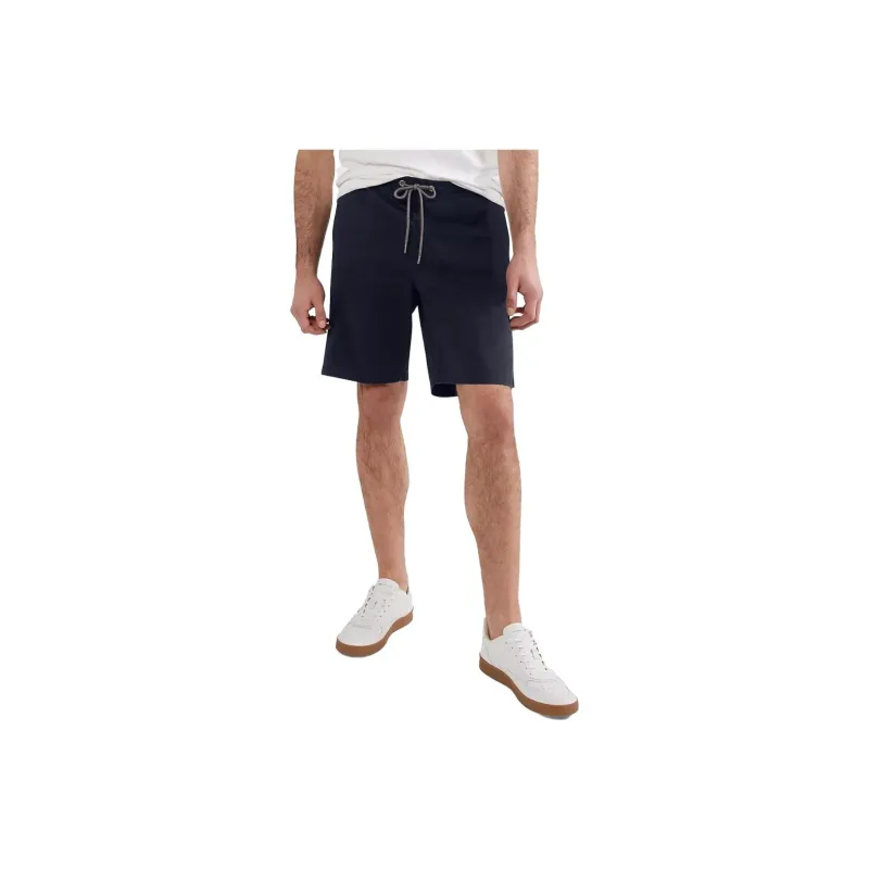 Tommy Hilfiger Solid Twill 9' Short Pants & Shorts Desert Sky Casual Shorts Men's Black-0