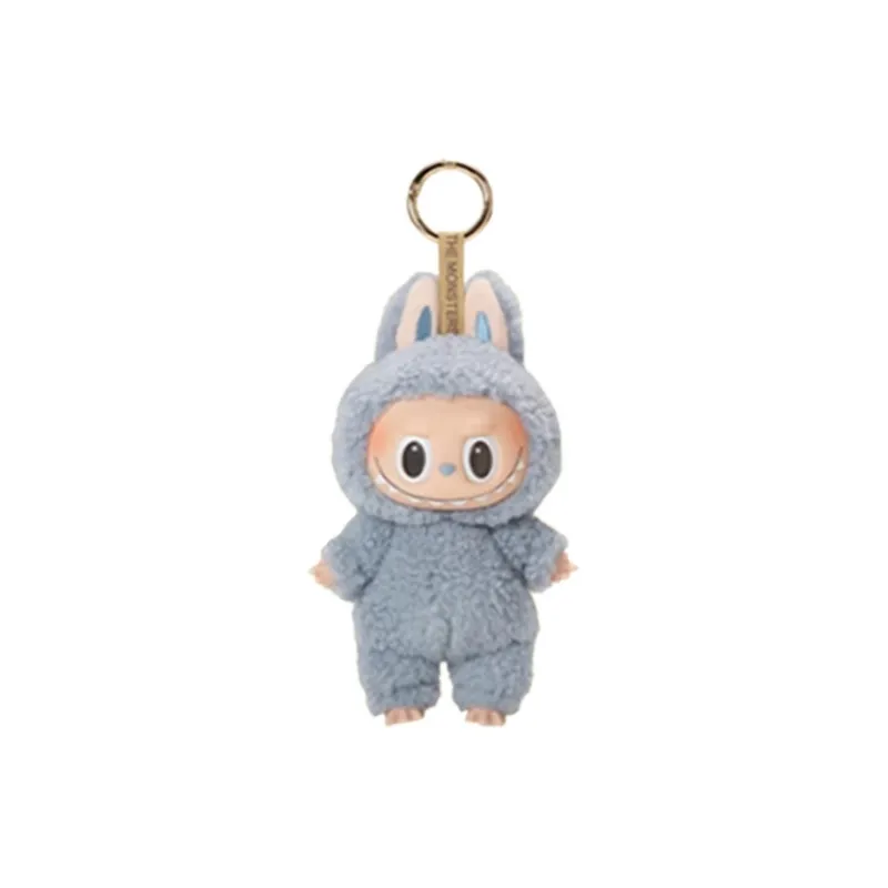 [Modified Doll] POP MART Labubu THE MONSTERS Heartbeat Macaron Collection London Morning Mist Hang Tag Box 17cm-19