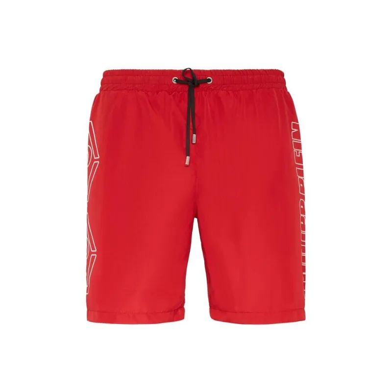 PHILIPP PLEIN Casual Shorts Men Red-0