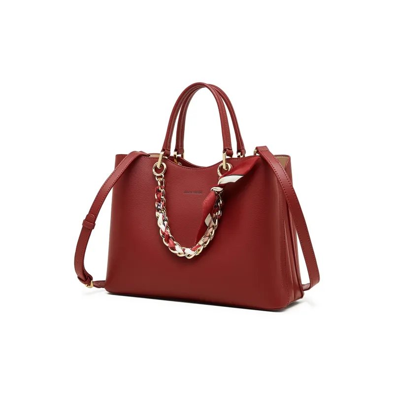 PIERRE CARDIN Split Cow Leather Shoulder Bag, Crossbody Bag, Handbag Regular Women's Multicolor-19