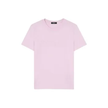 VERSACE Logo Appliqué Crewneck T Shirt