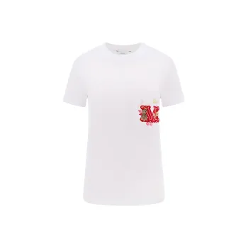 MaxMara Nunzio Logo Embellished Crewneck T Shirt