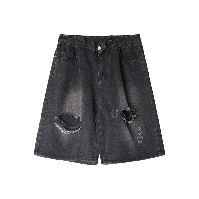 AMBER LIGHT Denim Shorts Unisex-5