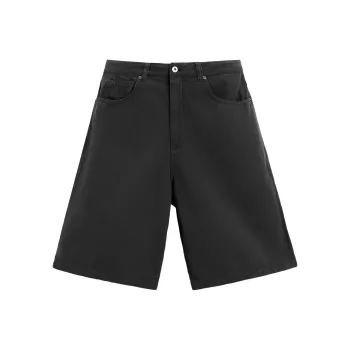 ZARA Denim Shorts Men's Coal Gray