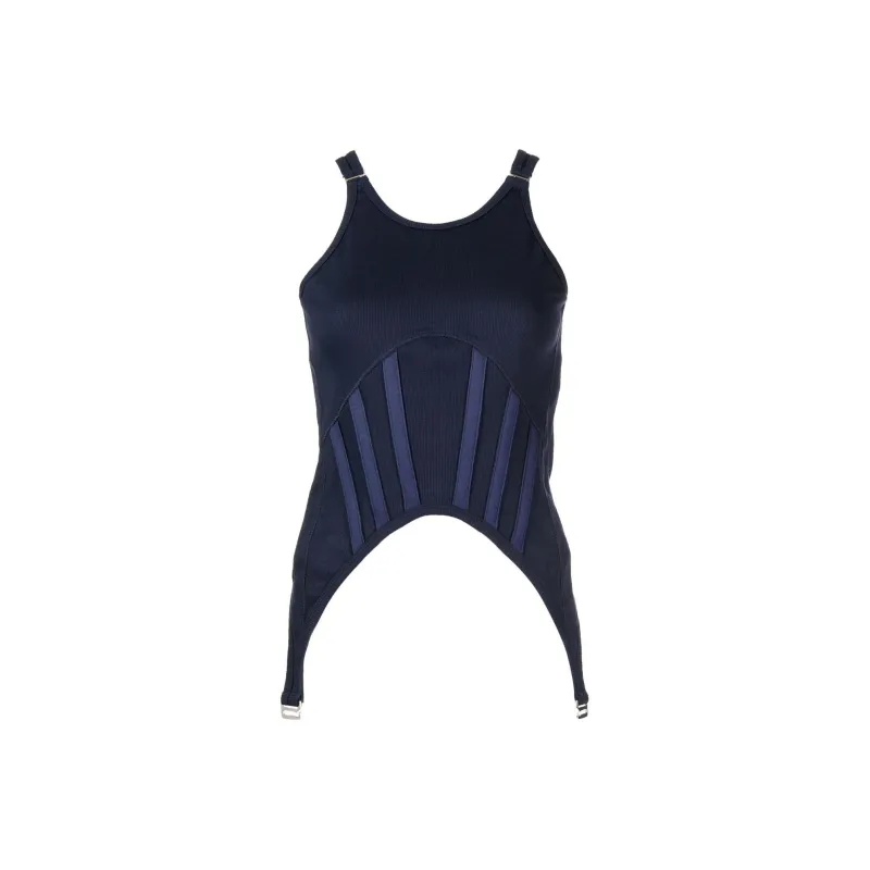 DION LEE Garter Corset Tank Top-0
