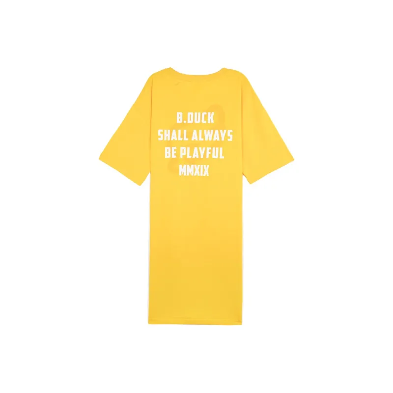 B.Duck Short Sleeved Dresses Women's Yellow-1