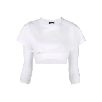 Jacquemus Le Double T shirt Layered Top