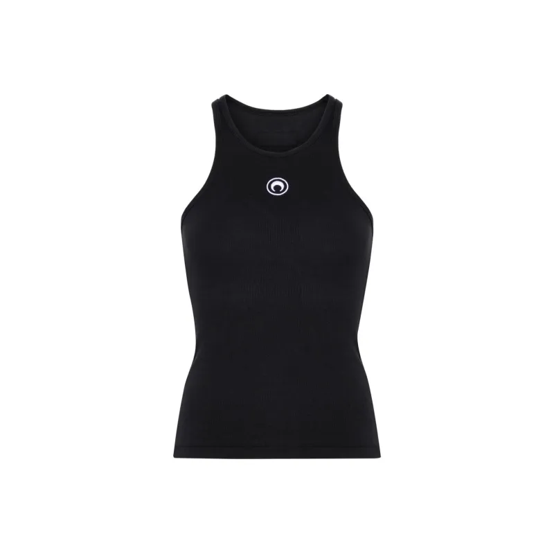 Marine Serre SS24 Tank Tops Women's Black-0