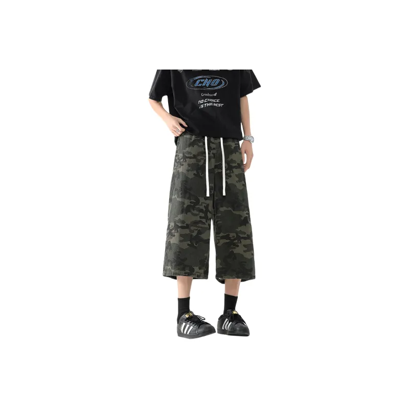 ARCANEFUNK Denim Shorts Unisex Camouflage-0