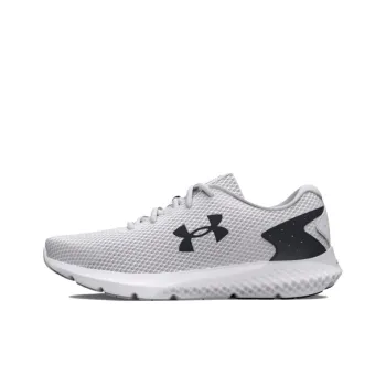 Under Armour Charged Rogue 3 Anti Slip Wear Resistant Low Top Running Shoes Men's White