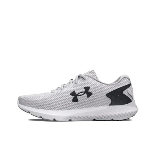 Under Armour Charged Rogue 3 Anti Slip Wear Resistant Low Top Running Shoes Men's White