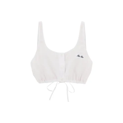 MIU MIU Tank Tops Women's White