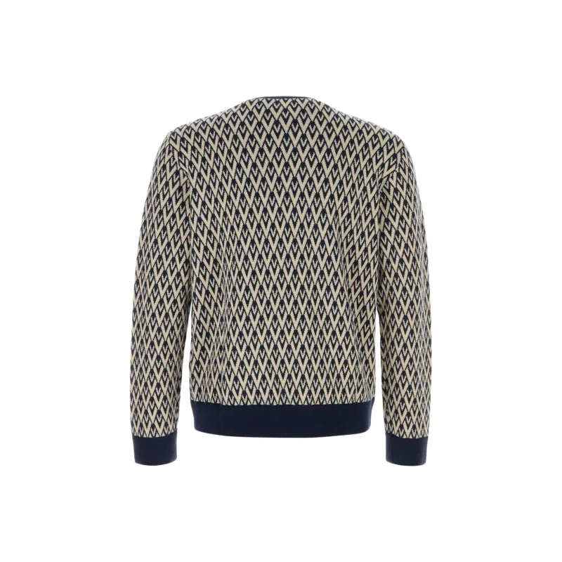 Valentino Toute La V Crewneck Jumper-1