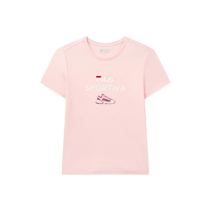 FILA T Shirts Women's Pink-0