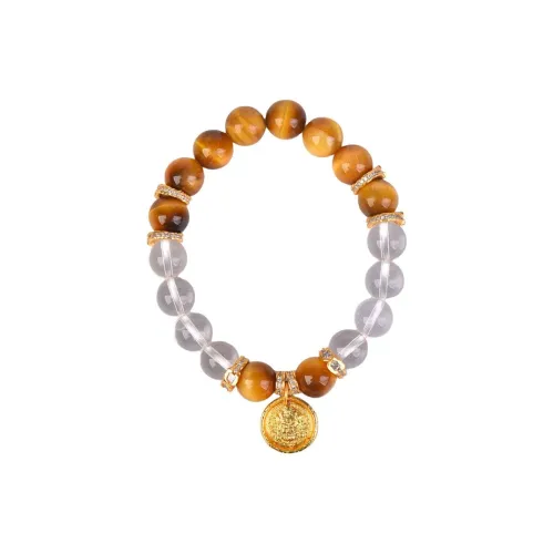 IOEKO Natural Tiger's Eye Stone Bracelets Women's