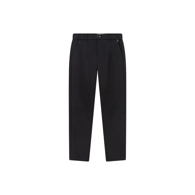CAISEDI Casual Pants Men's Black-0