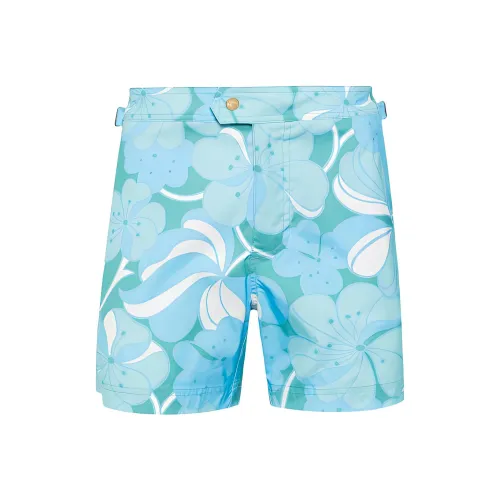 TOM FORD Psychedelic Floral Print Swim Shorts