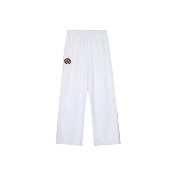 A Chock Casual Pants Unisex White