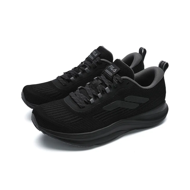 FILA Cheetah 2 Shock Absorbers Low Top Running Shoes Men's Steed Black-2