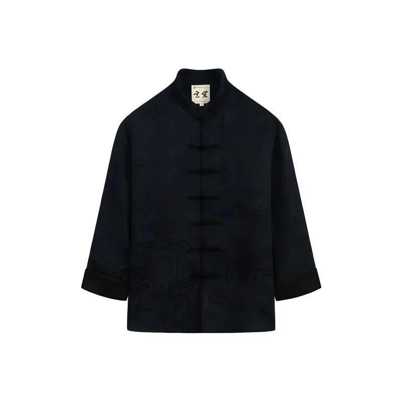 XUANSHENG Puffer Jacket Men's Navy Blue-0